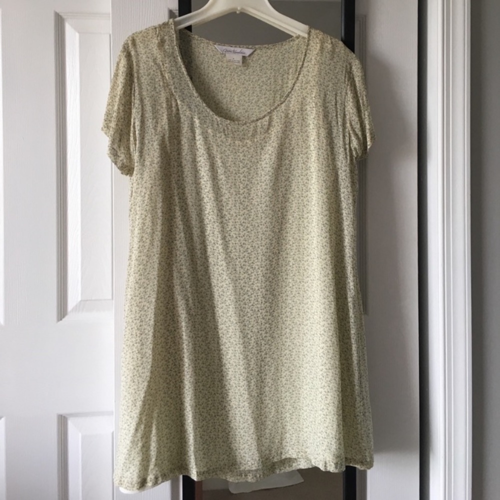 Pale yellow vintage dress